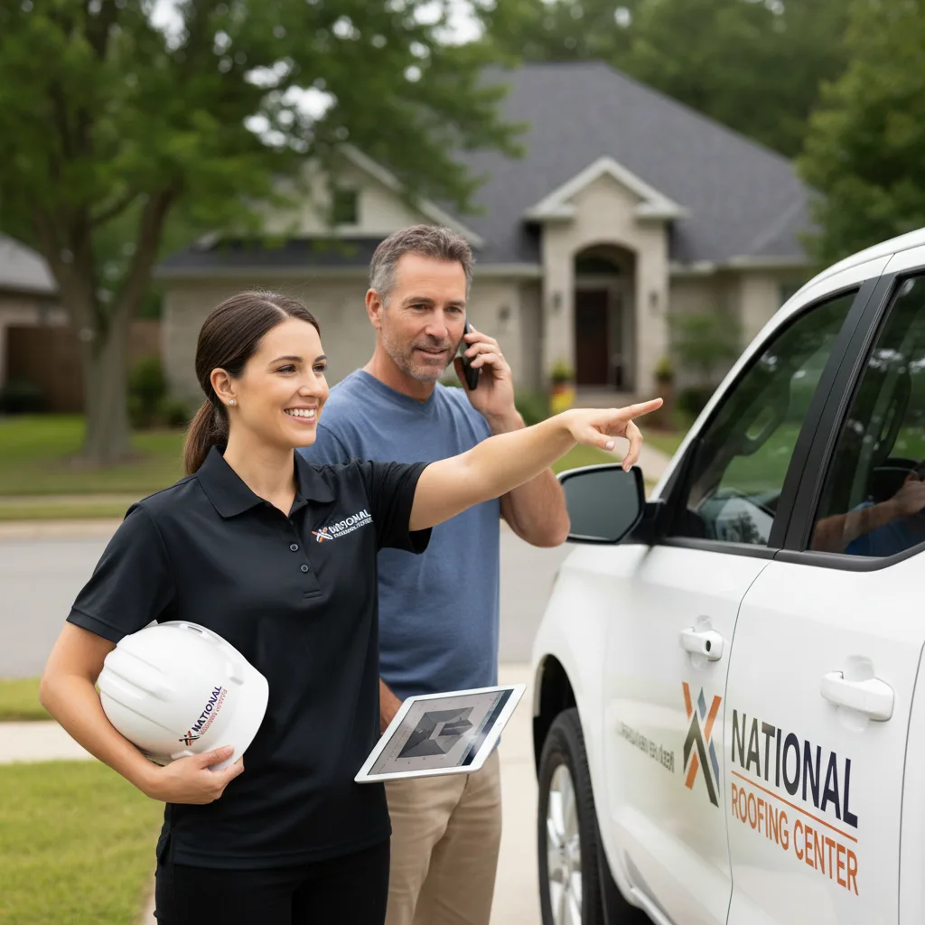 National Roofing Center customer support in Justice